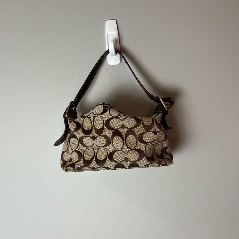 Brown Floral Patterned Women's Bag